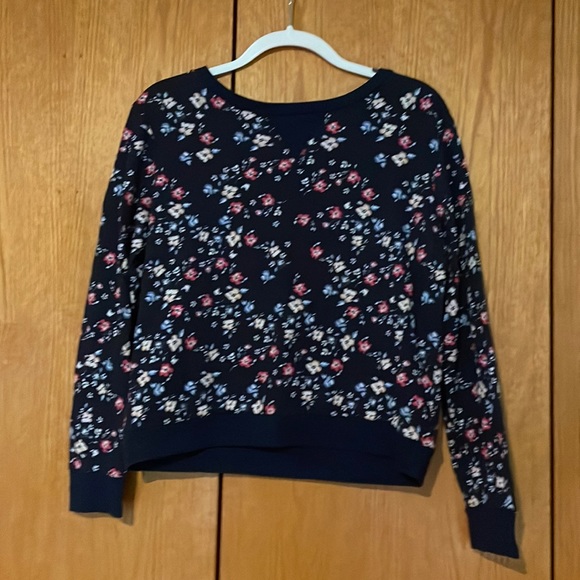 Nollie navy and floral crew neck - Picture 1 of 4